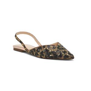 BETSEY JOHNSON Leopard Vance Bedazzled Flats